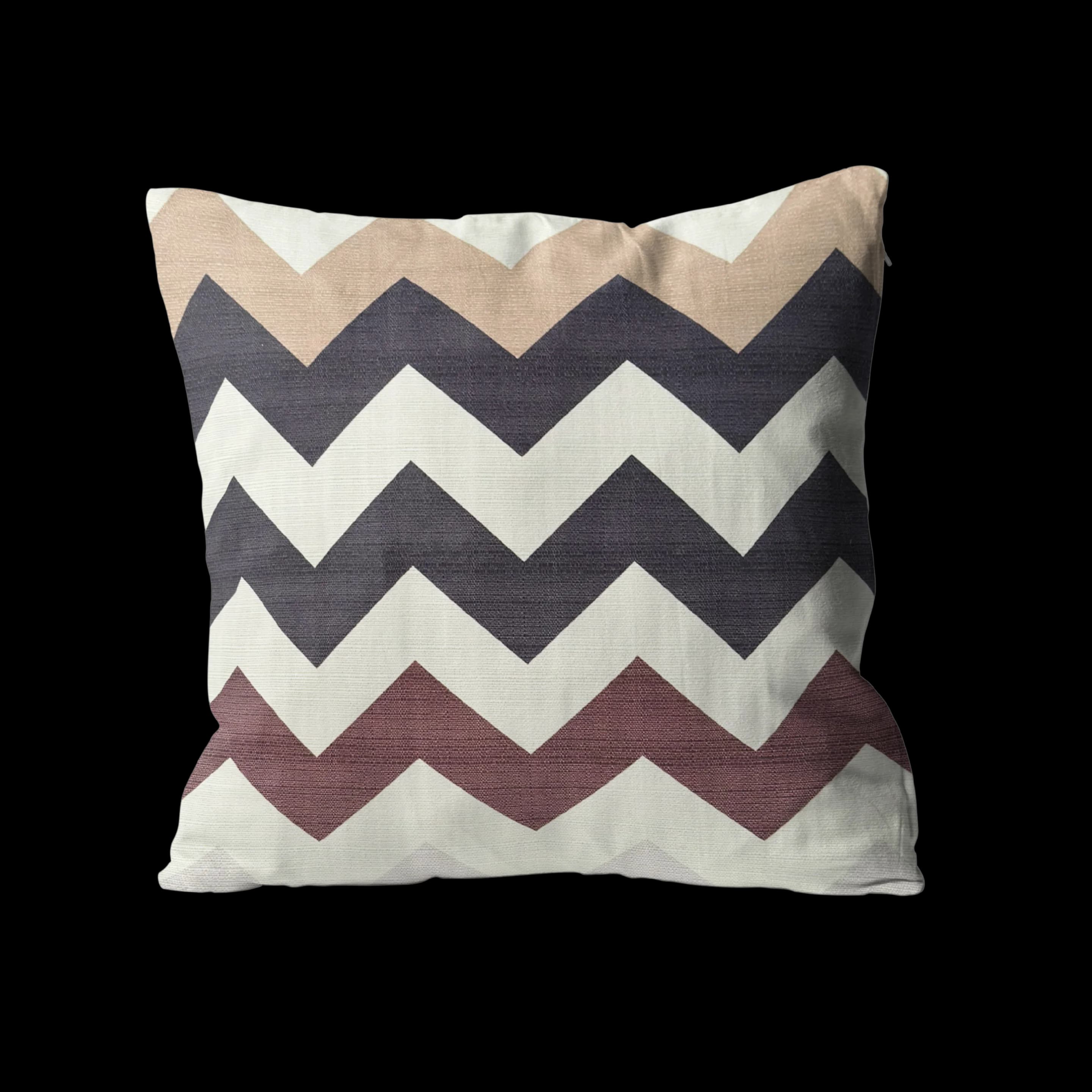 Mosaroma Earthy Chevron Dekokissen – Basic Collection