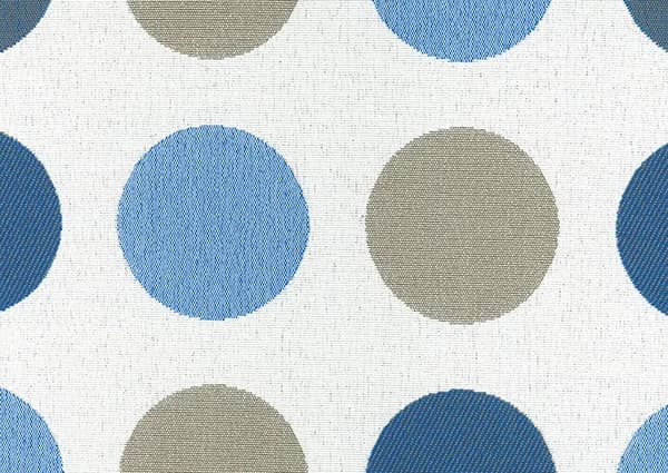 Bean Azure Stoffmuster