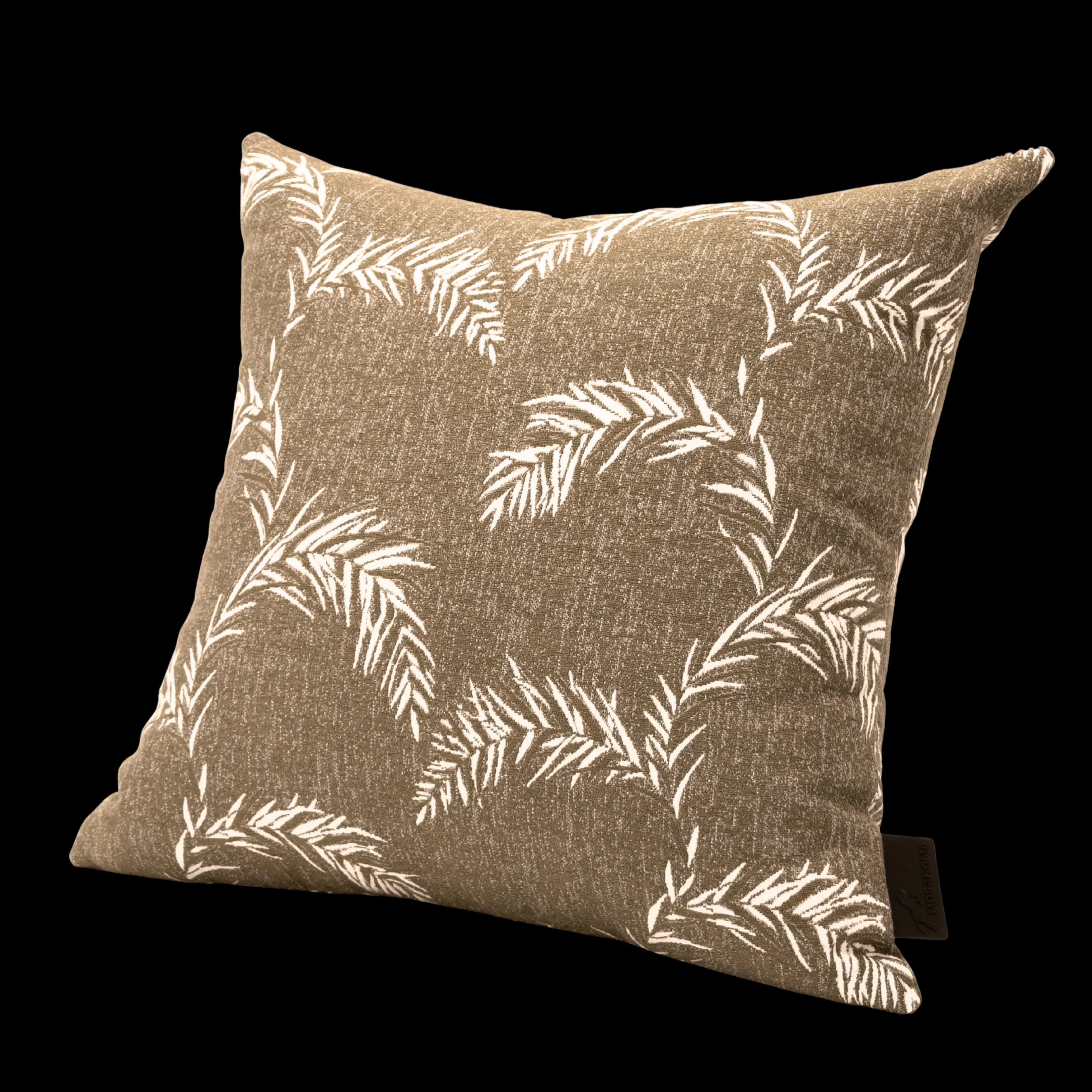 Mosaroma Palmway Peat Dekokissen – Earth & Grey Collection