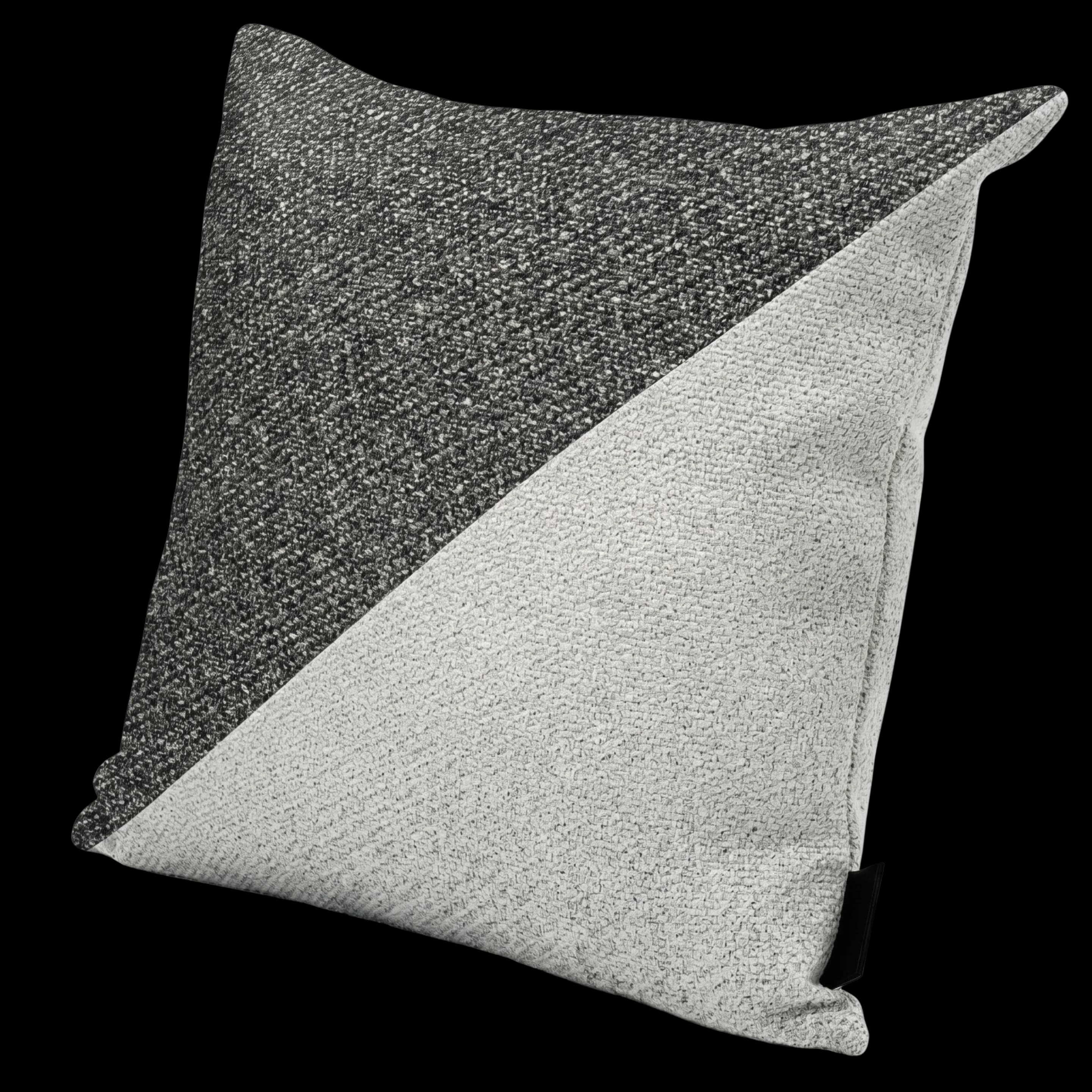 Mosaroma Bouclé Nordic Icebound Dekokissen – Earth & Grey Collection