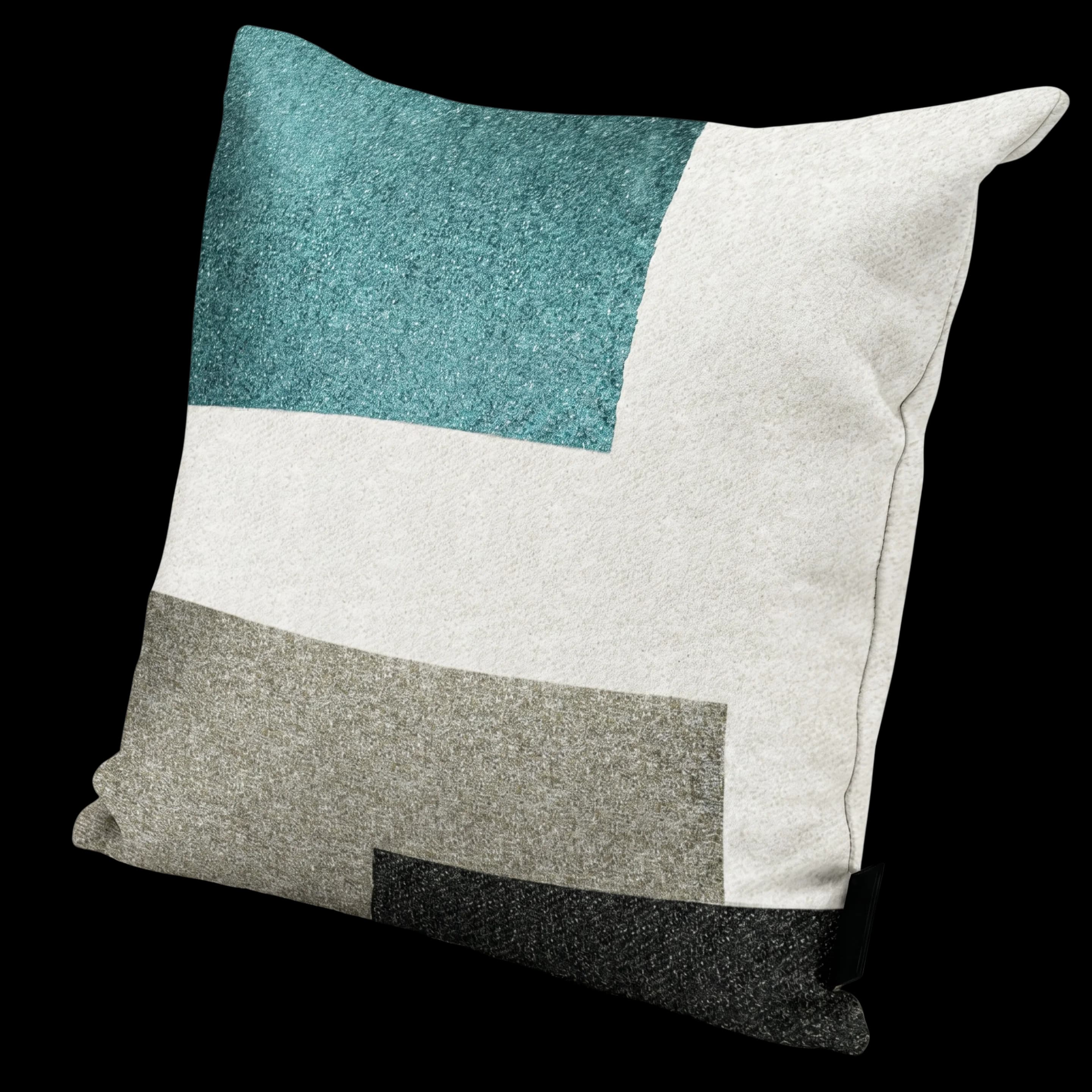 Mosaroma Bouclé Glacial Mosaic Dekokissen – Earth & Grey Collection