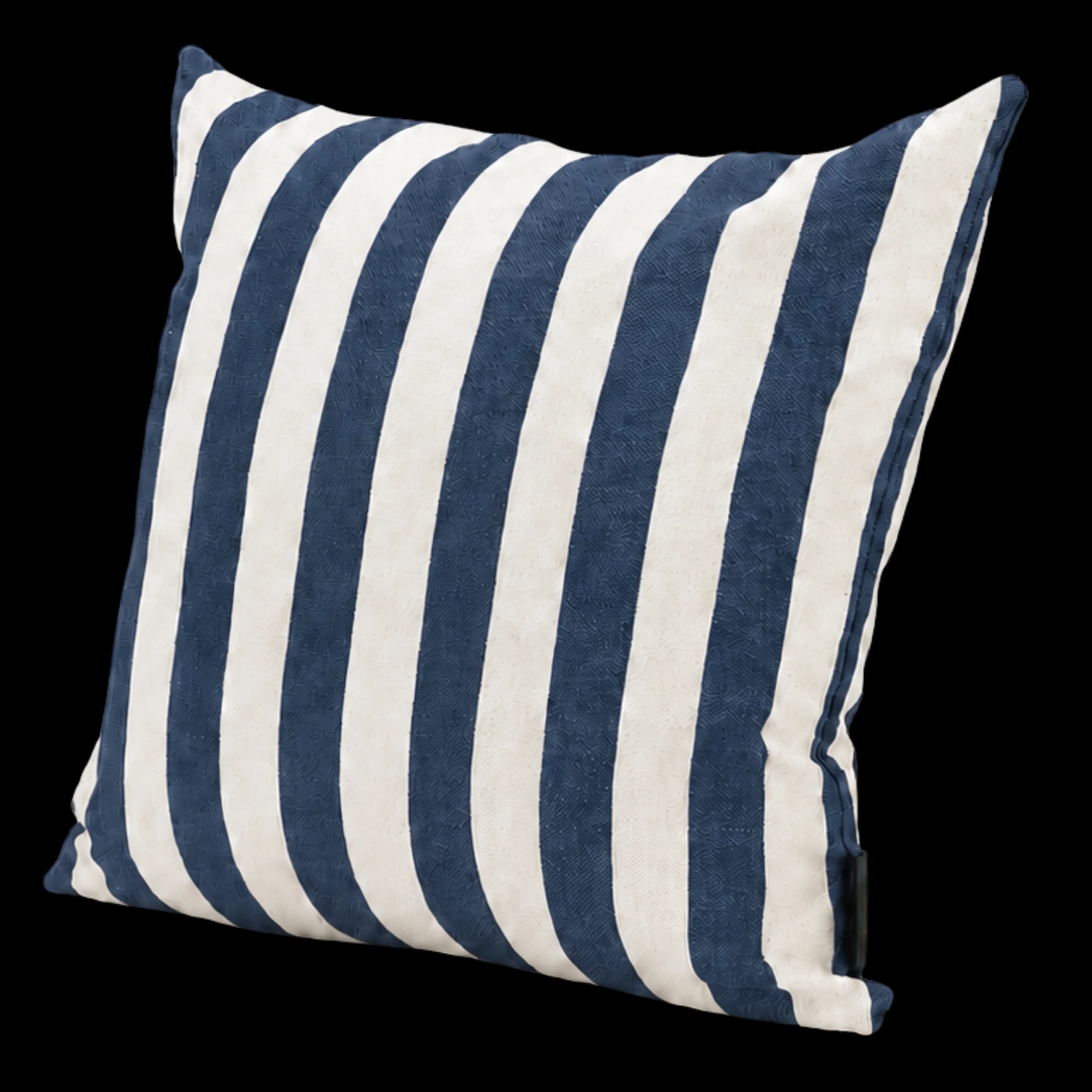 Mosaroma Rain Stripe Navy Dekokissen – Blue Collection
