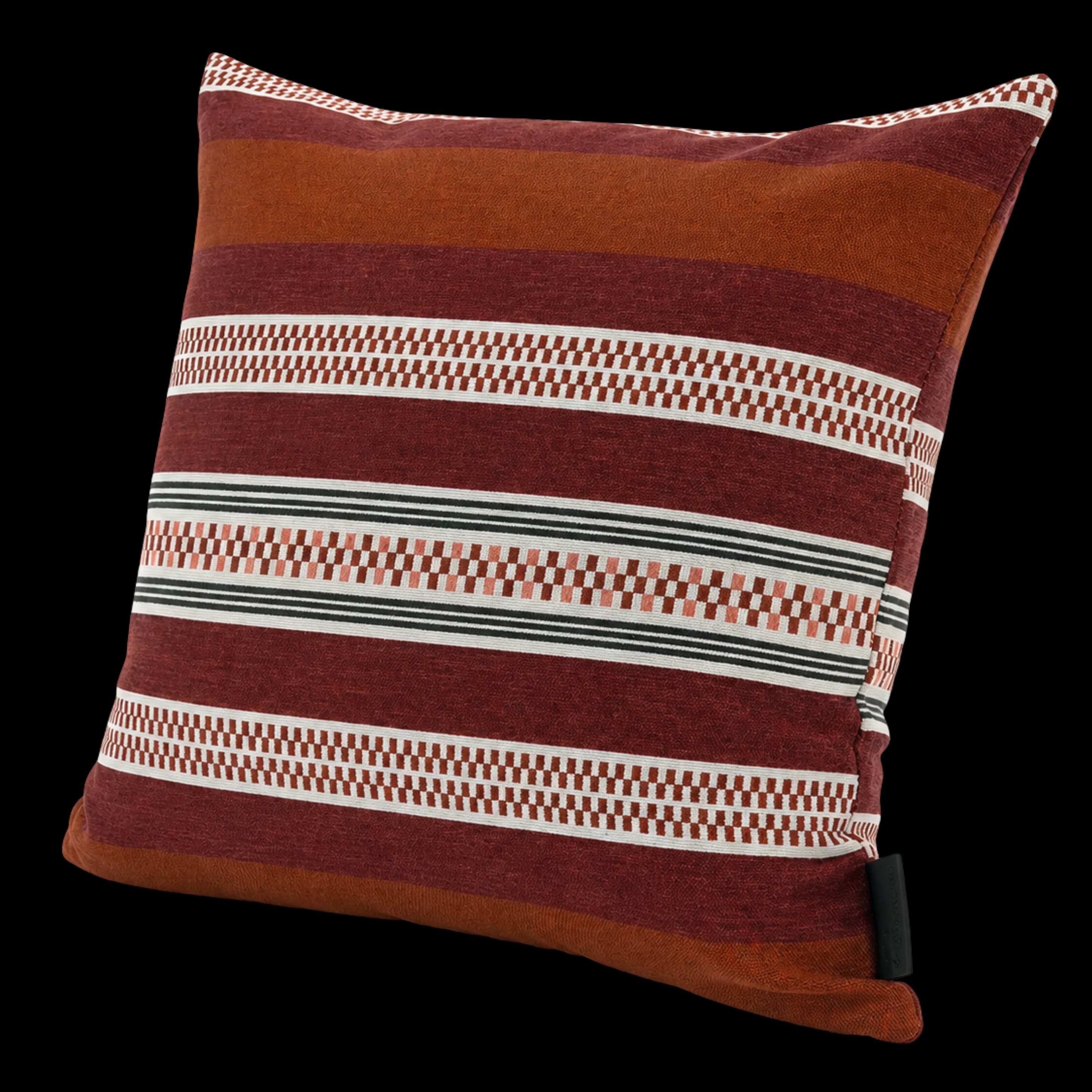 Mosaroma Longitude Warm Pigments Dekokissen – Red Collection