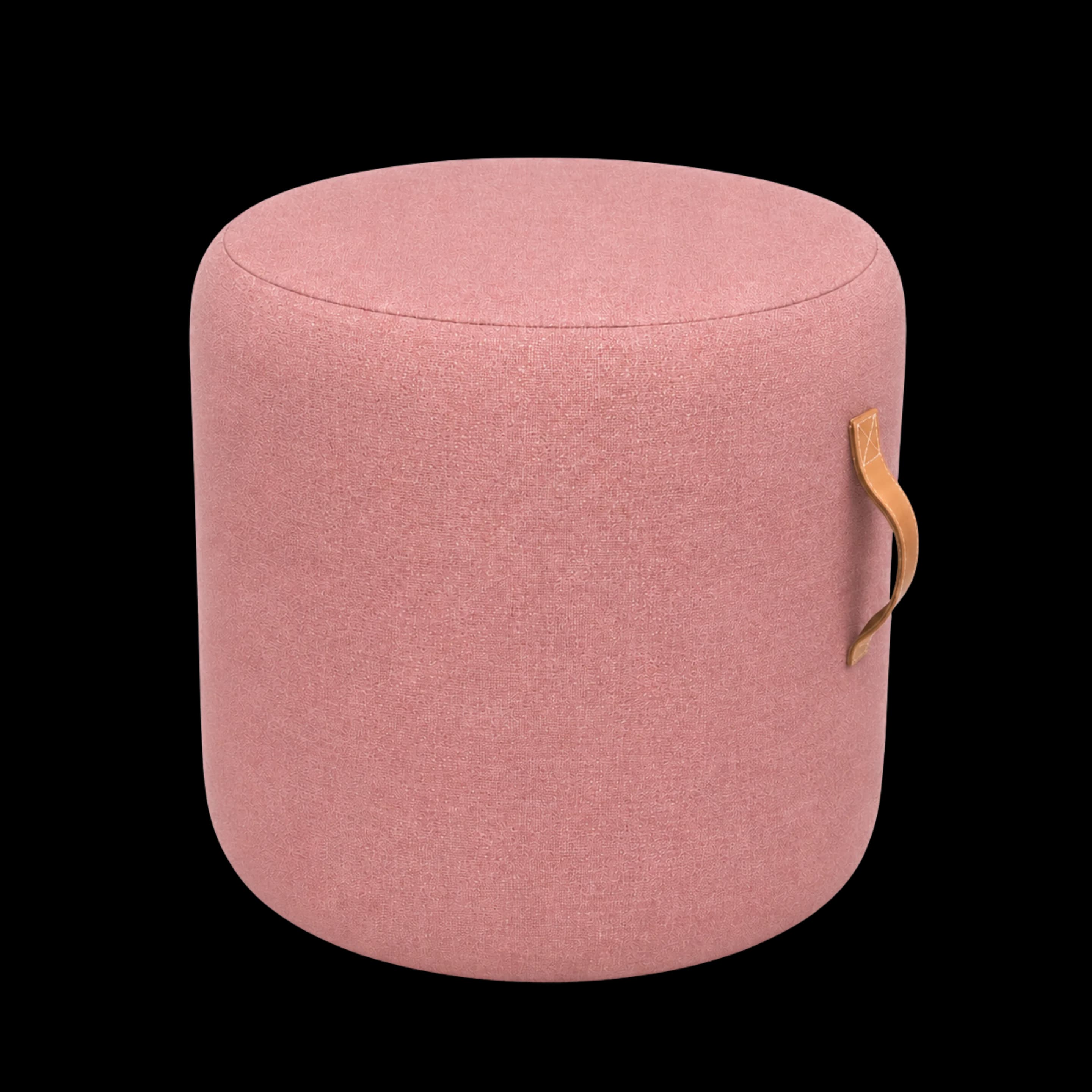 Mosaroma Rocky Mountain Rosebloom Pouf – Red Collection